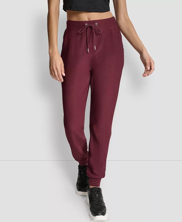 DKNY moteriškos kelnės aukštu juosmeniu