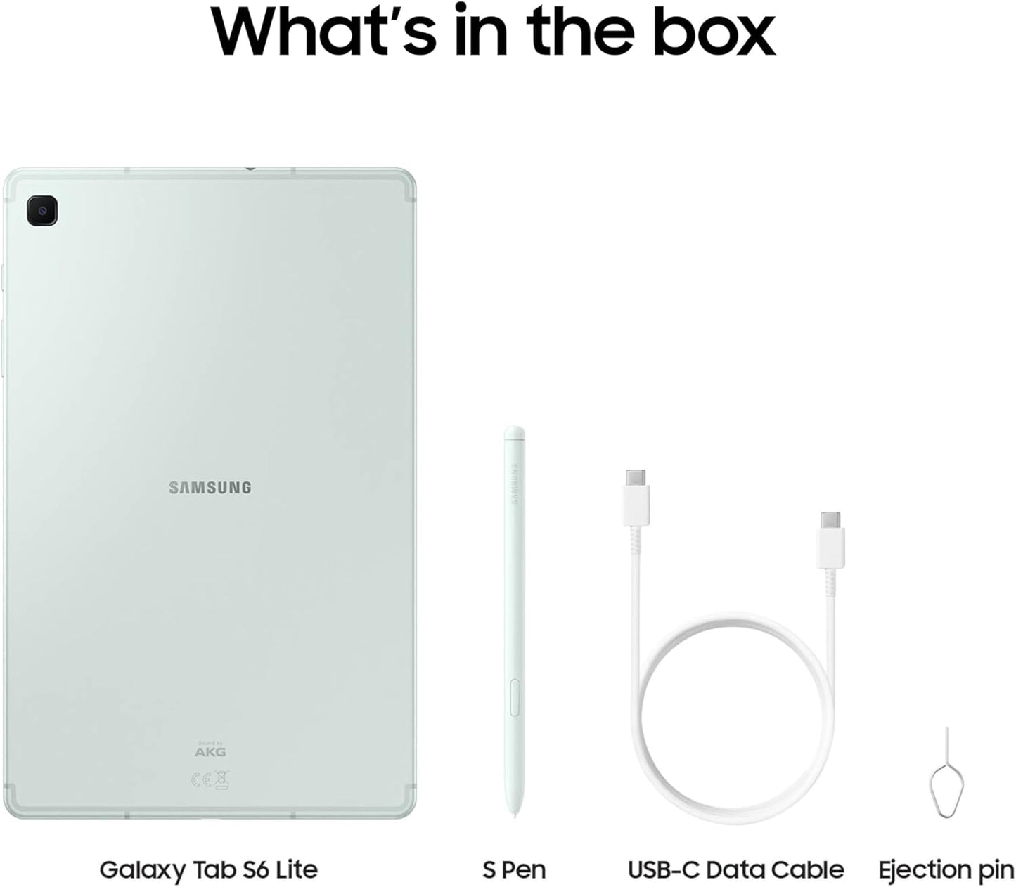 Samsung Galaxy Tab S6 Lite (2024) 10.4" Android Student Tablet, S Pen for Note-Taking, Gaming Ready, Long Battery Life, Expandable Storage, US Version, Mint, Amazon Exclusive