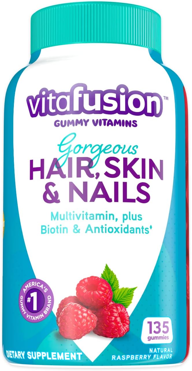 Vitafusion multivitaminai guminukai plaukams, odai, nagams