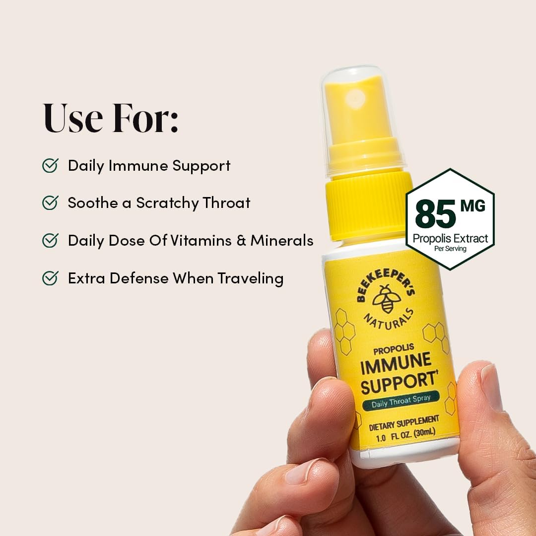 „Beekeeper's Naturals“ Propolio gerklės purškalas