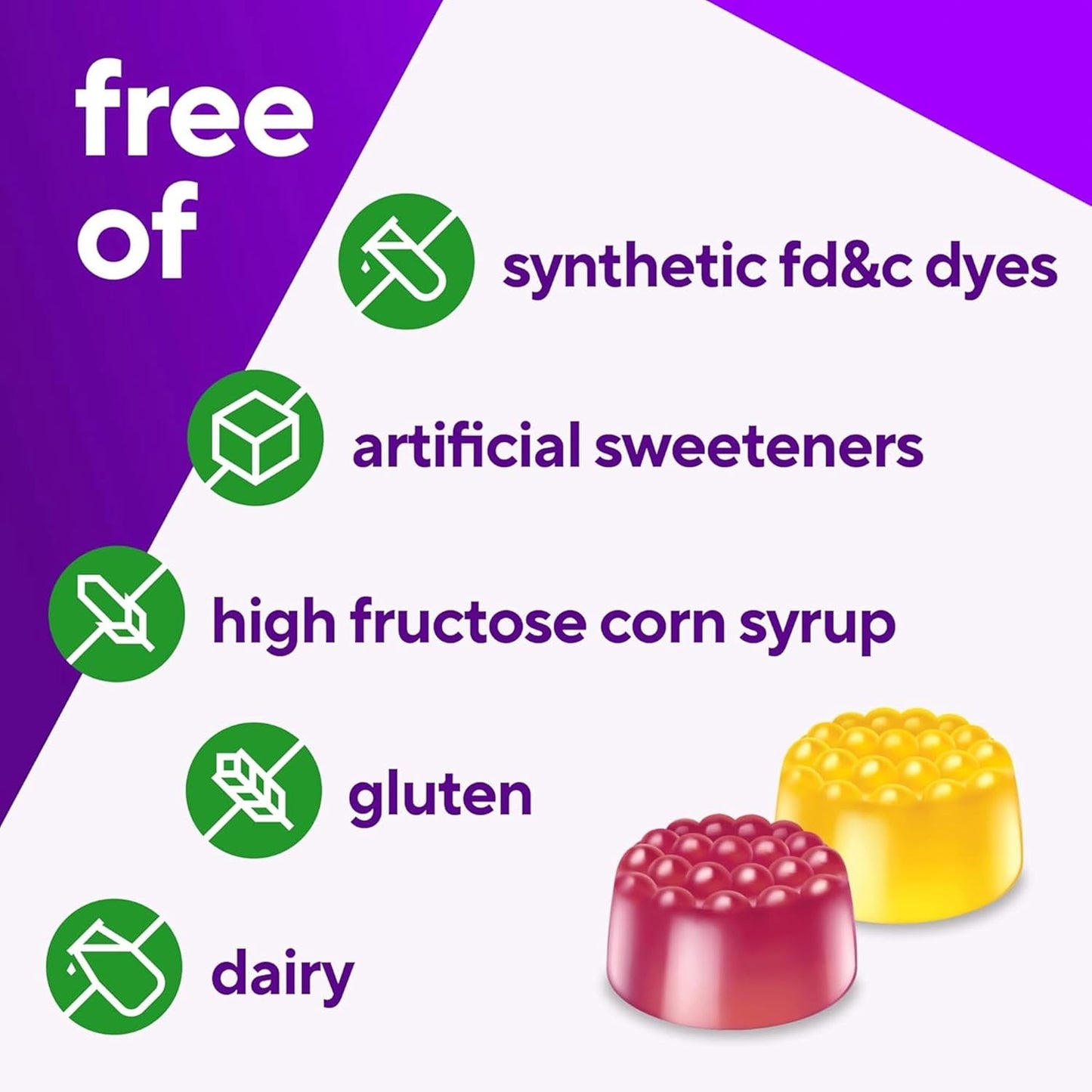 Vitafusion multivitaminai guminukai suaugusiems