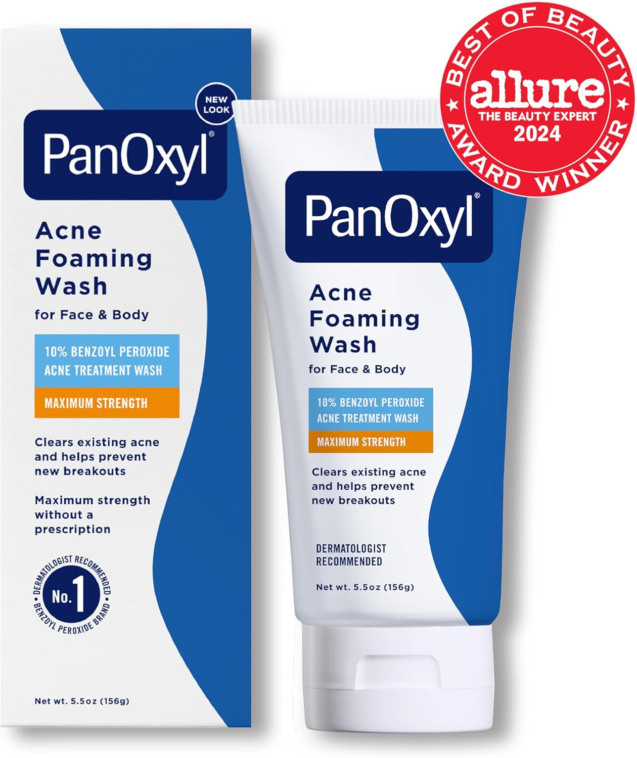 Panoxyl Putojantis prausiklis nuo spuogų, 10 % stiprumo benzoilo peroksidas, antimikrobinis