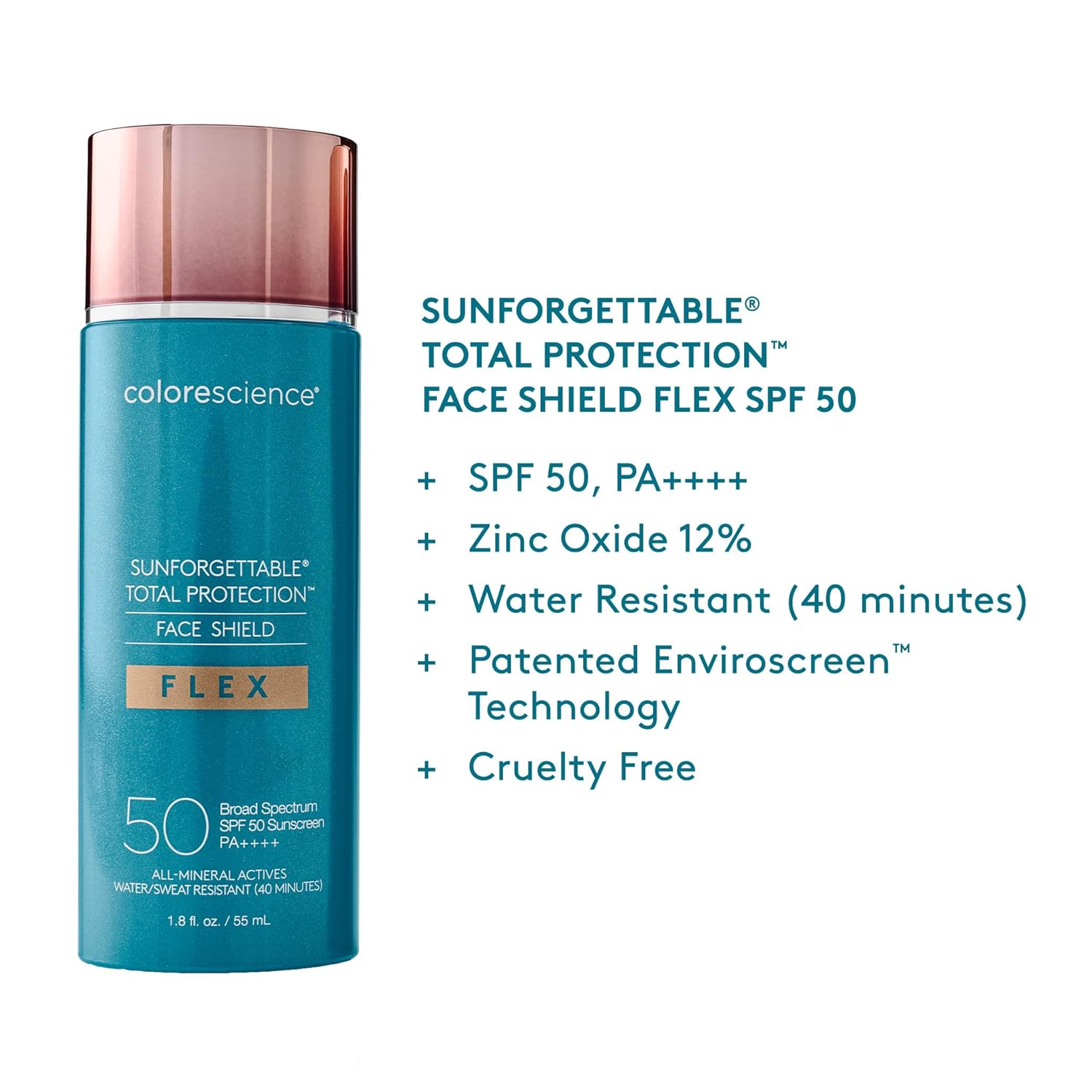 Colorescience Total Protection Veido Apsauga su Spalva, SPF 50