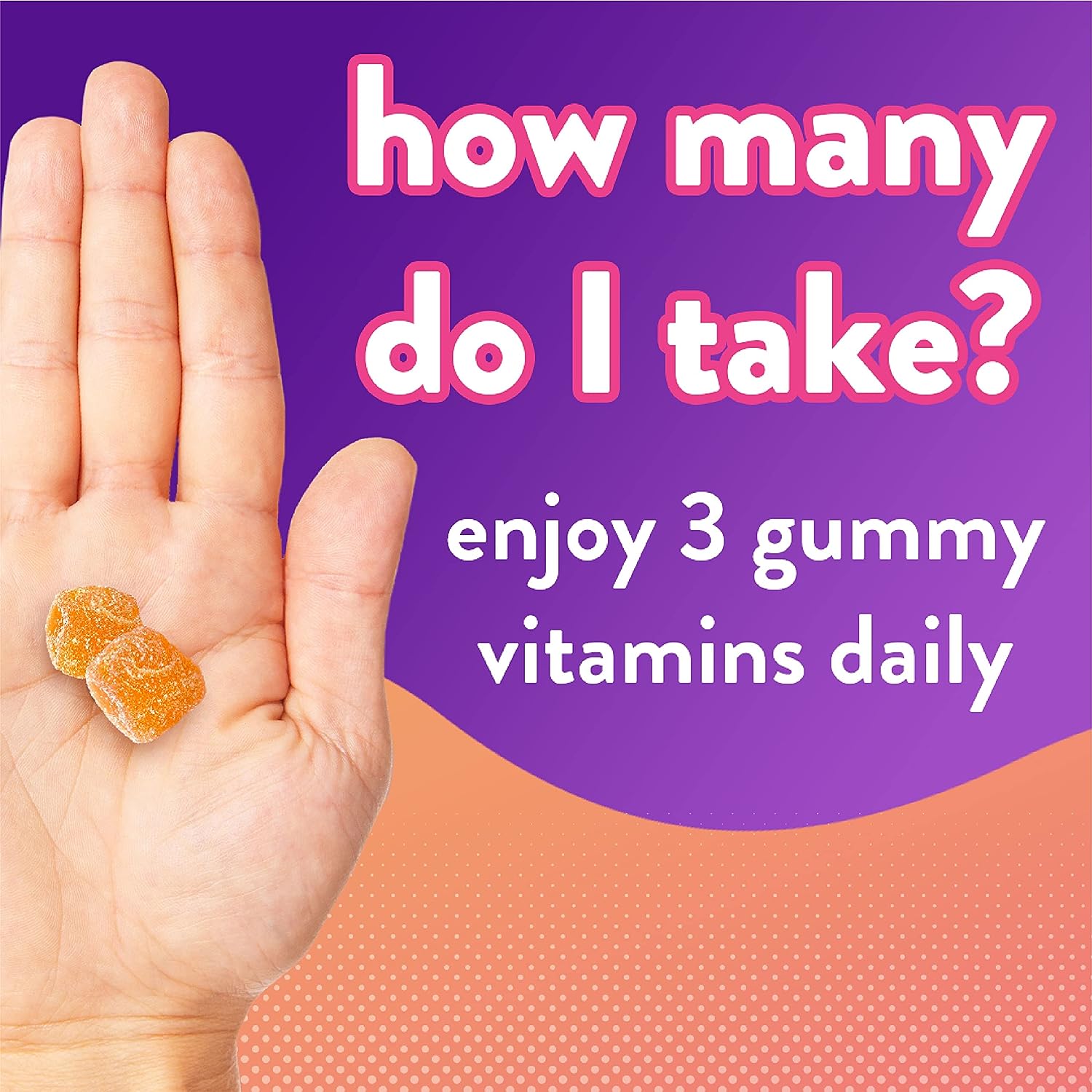 Vitafusion Power C Vitamin C Gummies for Immune Support, Orange Flavored