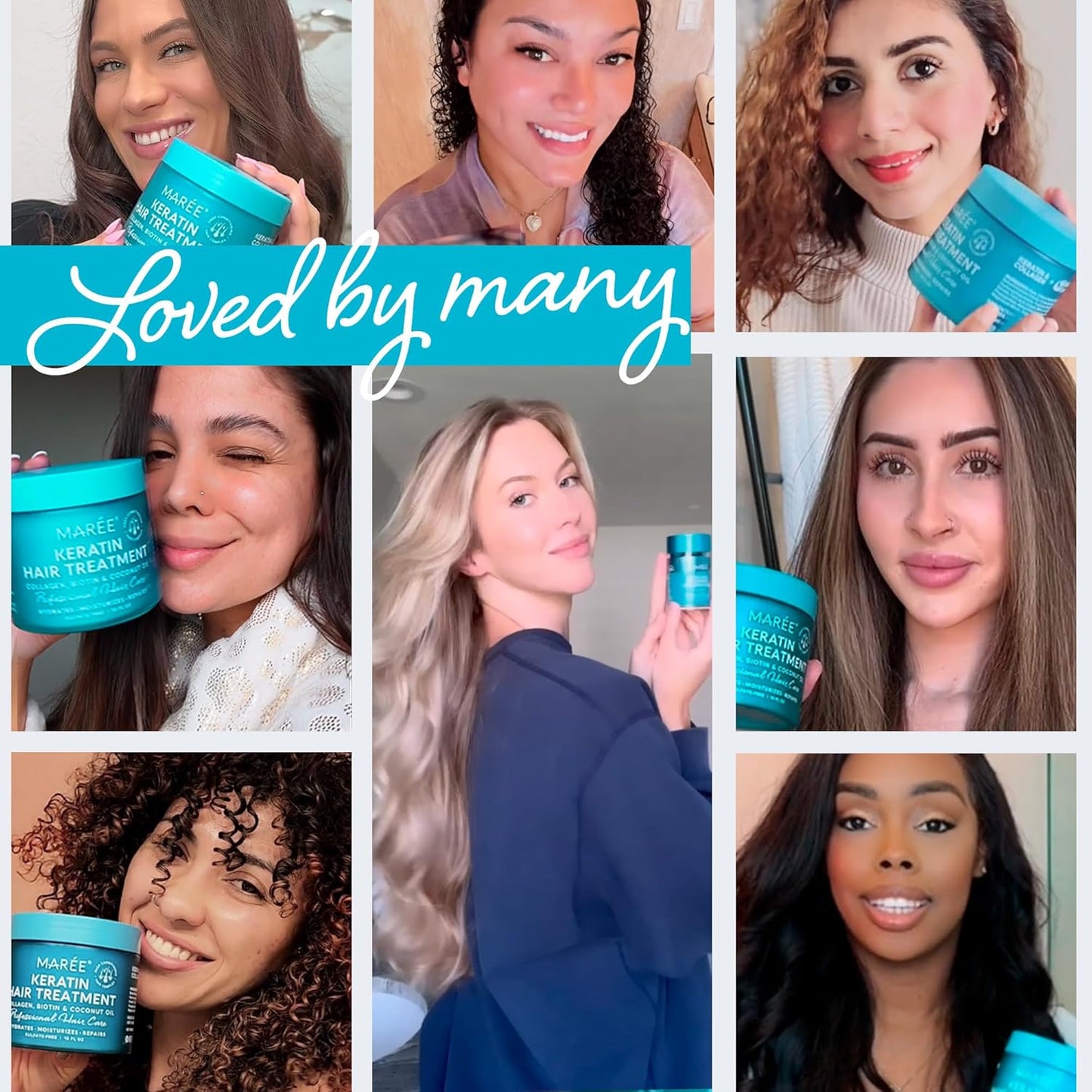 MAREE kaukė pažeistiems plaukams