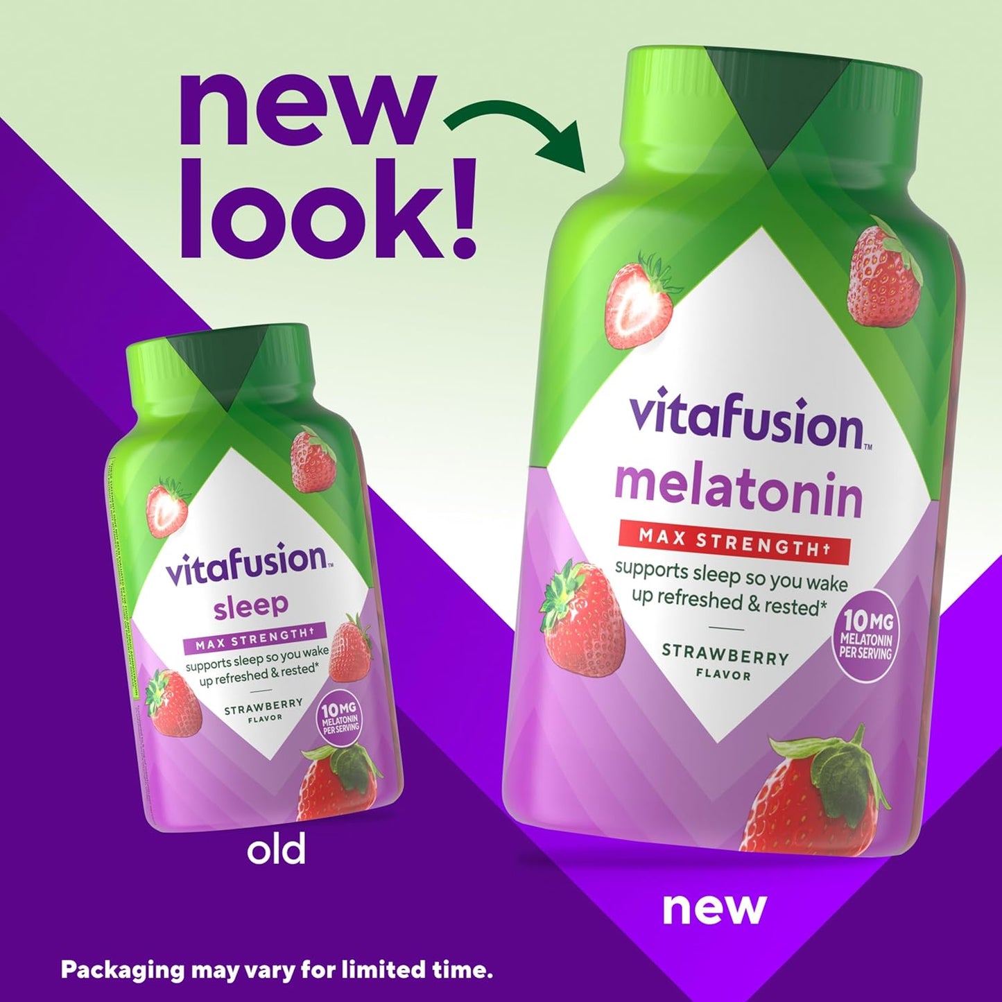 Vitafusion Max Strength 10 Mg Melatoninas