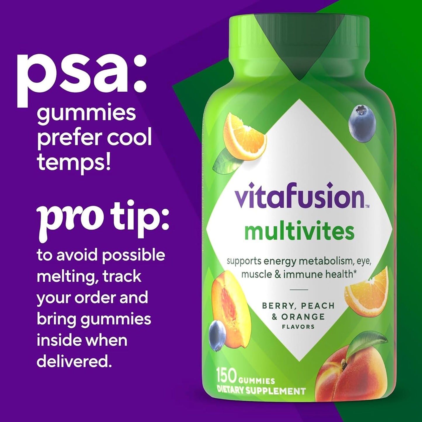 Vitafusion multivitaminai guminukai suaugusiems