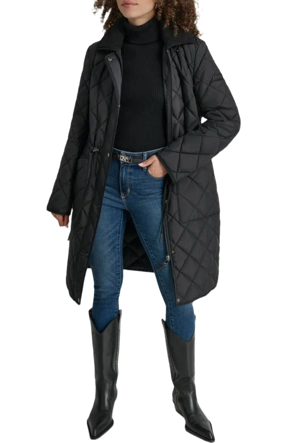 DKNY Diamond quilted jacket