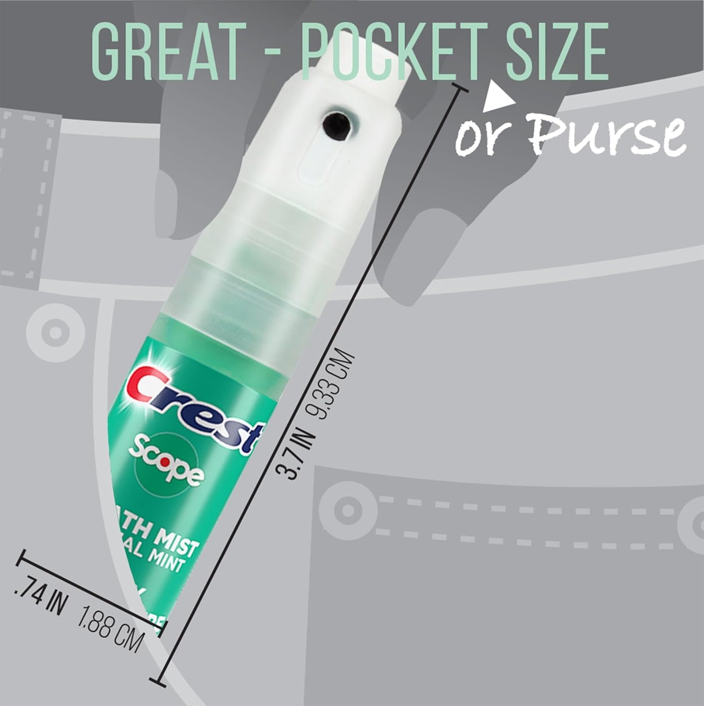Crest Scope | Burnos gaivikliai mėtų skonio