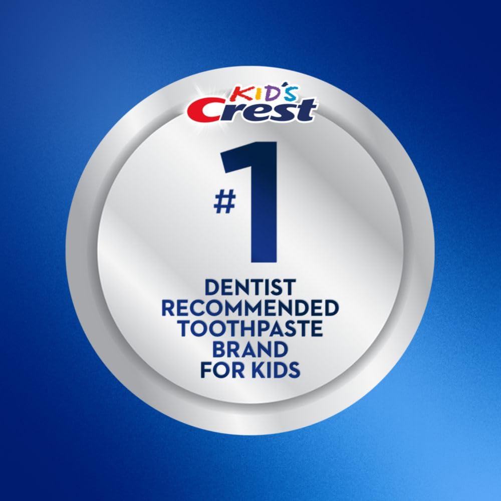 Crest Kid'S Fluoride Toothpaste, Bubblegum Flavor, 4.2 Oz (Pack of 3)