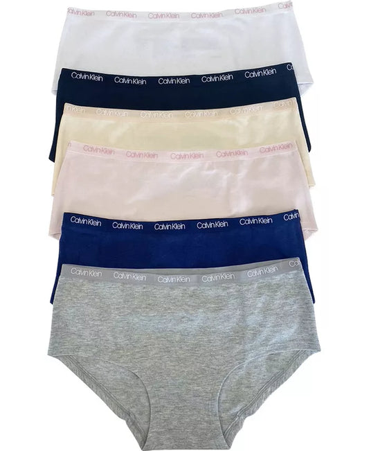 Big Girls Cotton Hipster Set, Pack of 6