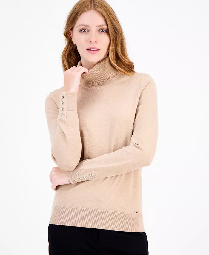 Tommy Hilfiger moteriškas megztinis aukštu kalu