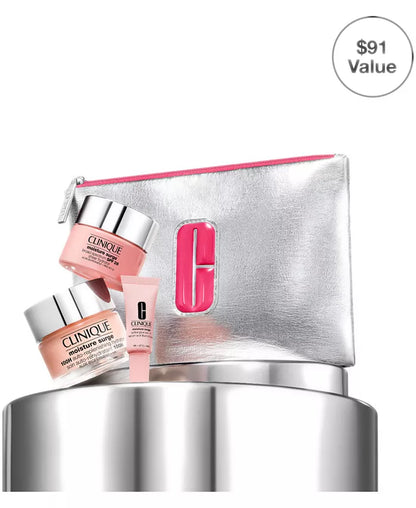 „Moisture Surge“ Švytėjimas nuo ryto iki vakaro  odos priežiūros dovanų rinkinys