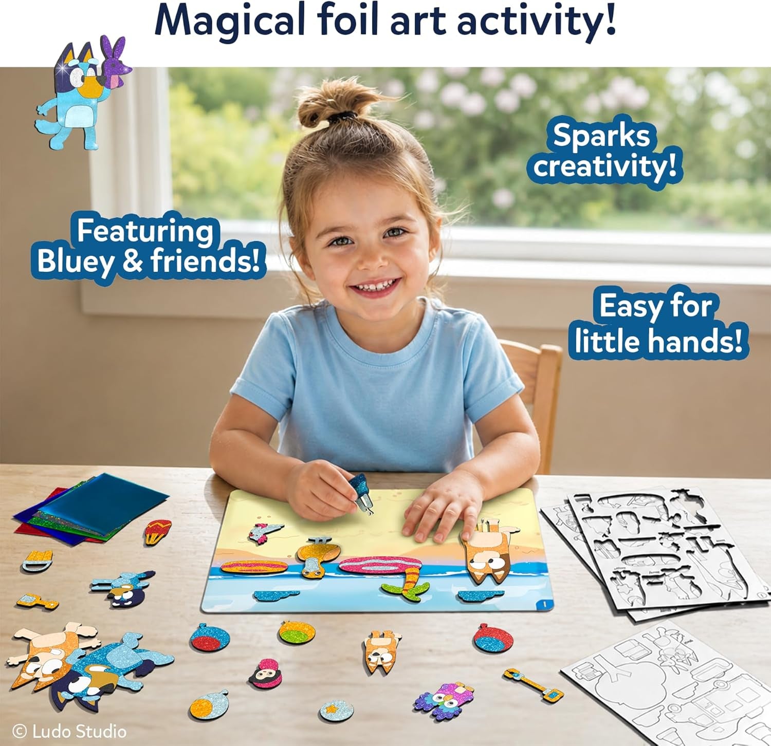 Skillmatics Foil Fun kūrybinis folijos meno rinkinys