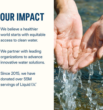 Liquid I.V. Hydration Multiplier elektrolitų gėrimo milteliai, hidratacijos palaikymui, 16 vienkartinių pakelių