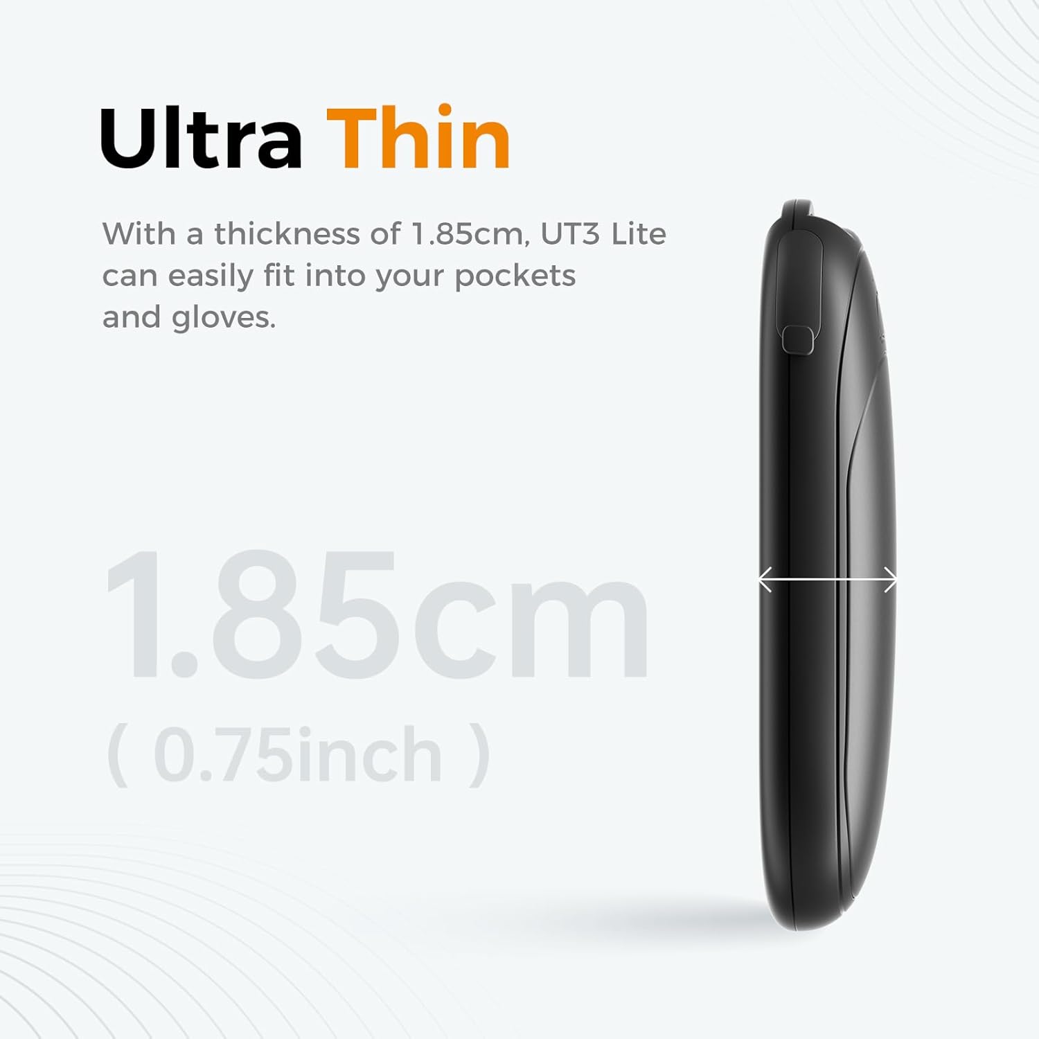 OCOOPA magnetiniai įkraunami rankų šildukai, 2 vnt. 