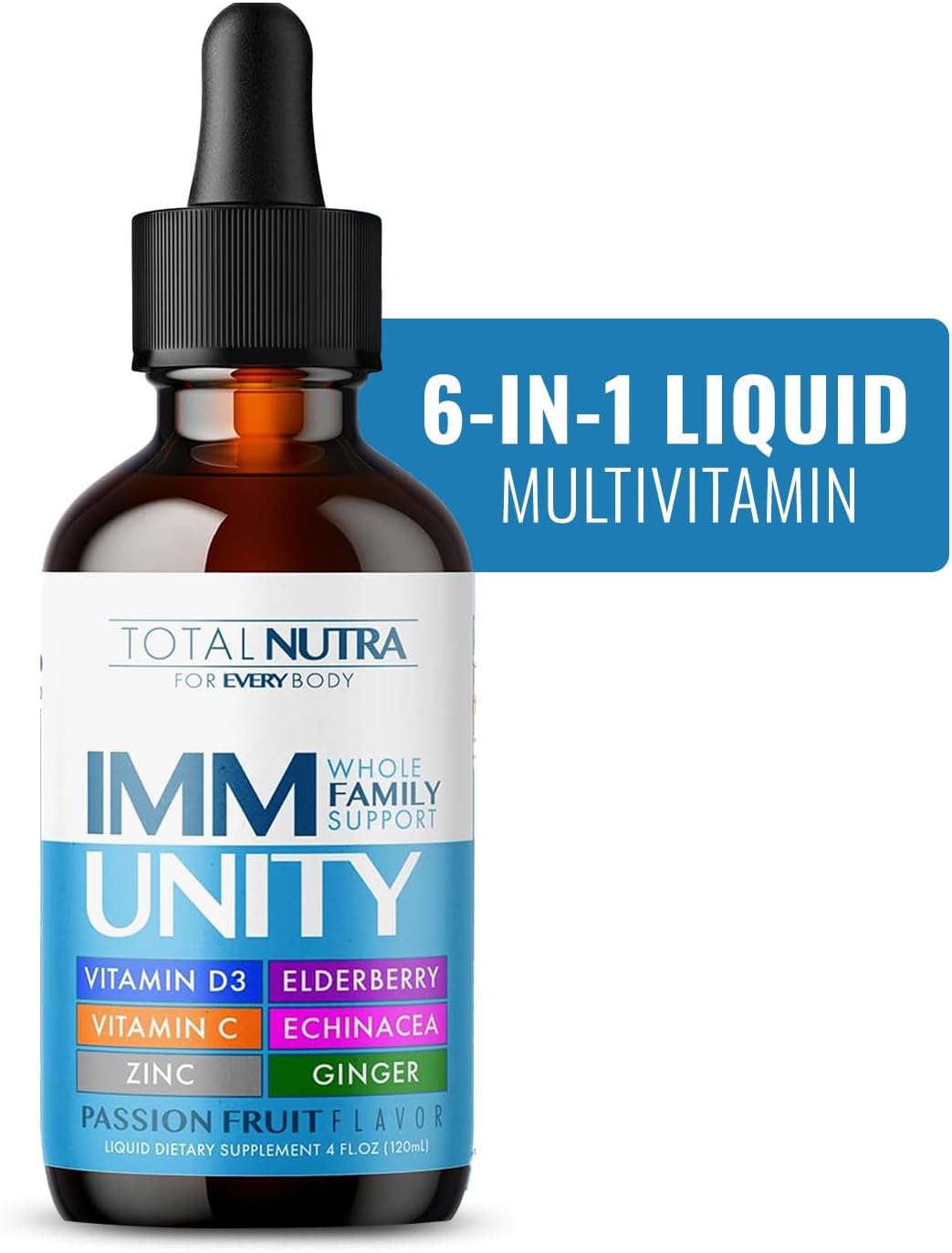 „Total Immune 6-in-1“ skystas multivitaminų papildas imunitetui
