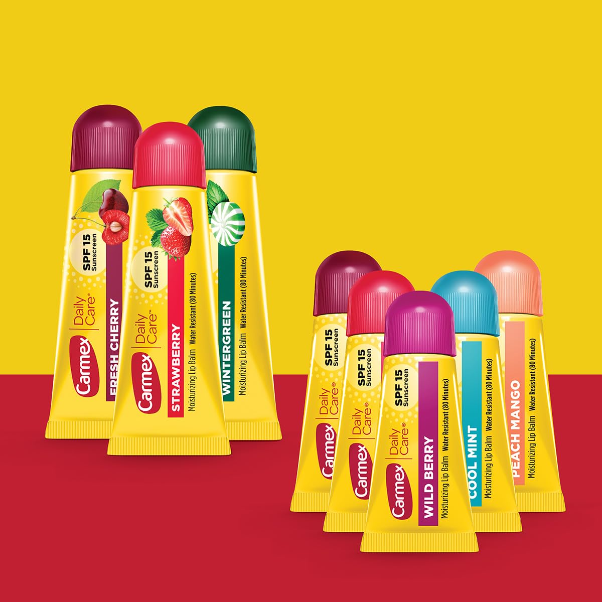 Carmex lūpų priežiūros priemonių rinkinys, 8 vnt.