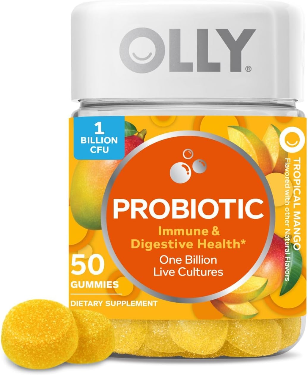 OLLY probiotiniai guminukai imunitetui ir virškinimui 