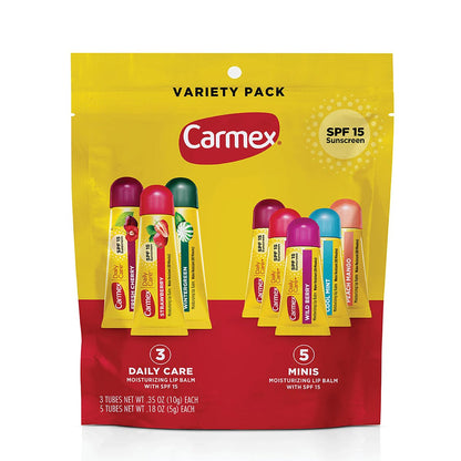 Carmex lūpų priežiūros priemonių rinkinys, 8 vnt.