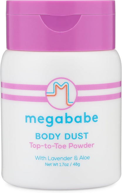 Megababe Body Dust prakaitą sugerianti kūno pudra