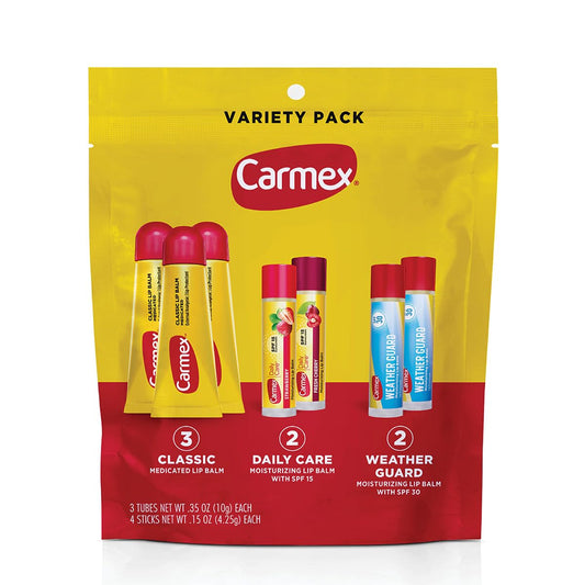 Carmex drėkinamųjų lūpų balzamų rinkinys, 7 vnt.