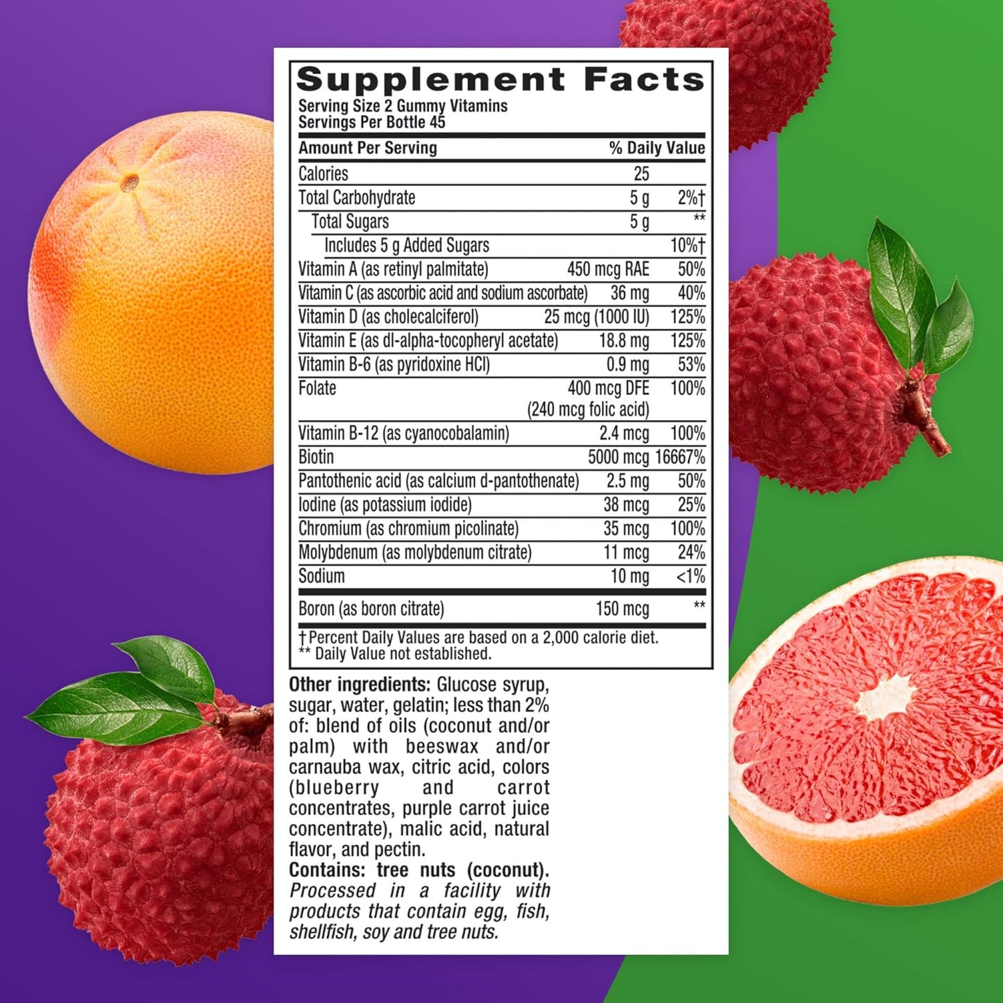Vitafusion Multi+ Immune Support* guminukai imunitetui