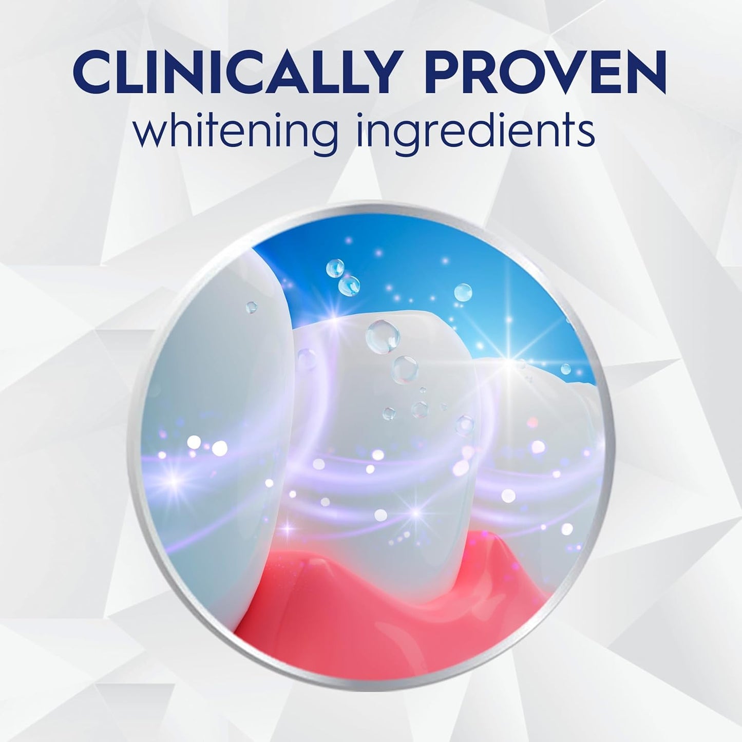 Crest 3D White Brilliance Luminous Purple balinanti dantų pasta, 3 vnt.