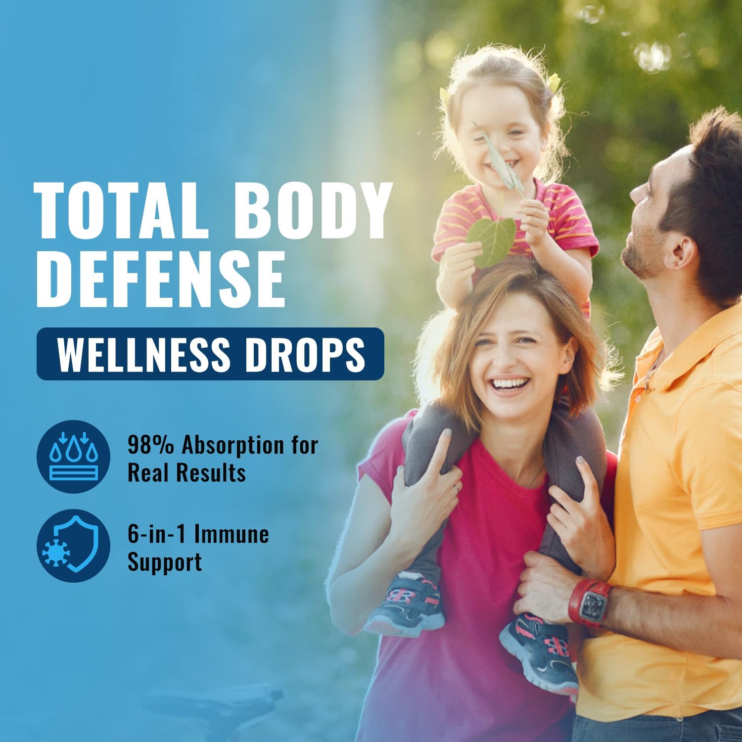 „Total Immune 6-in-1“ skystas multivitaminų papildas imunitetui