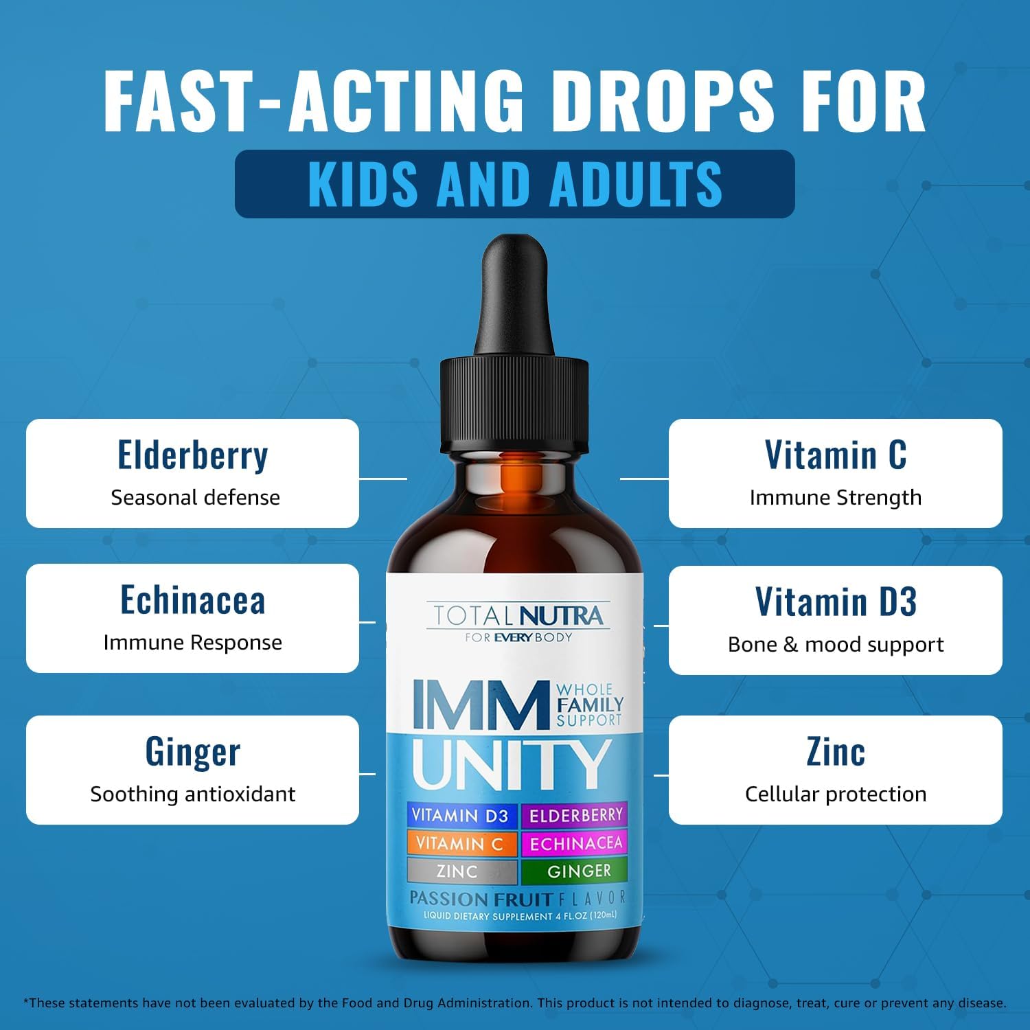 „Total Immune 6-in-1“ skystas multivitaminų papildas imunitetui
