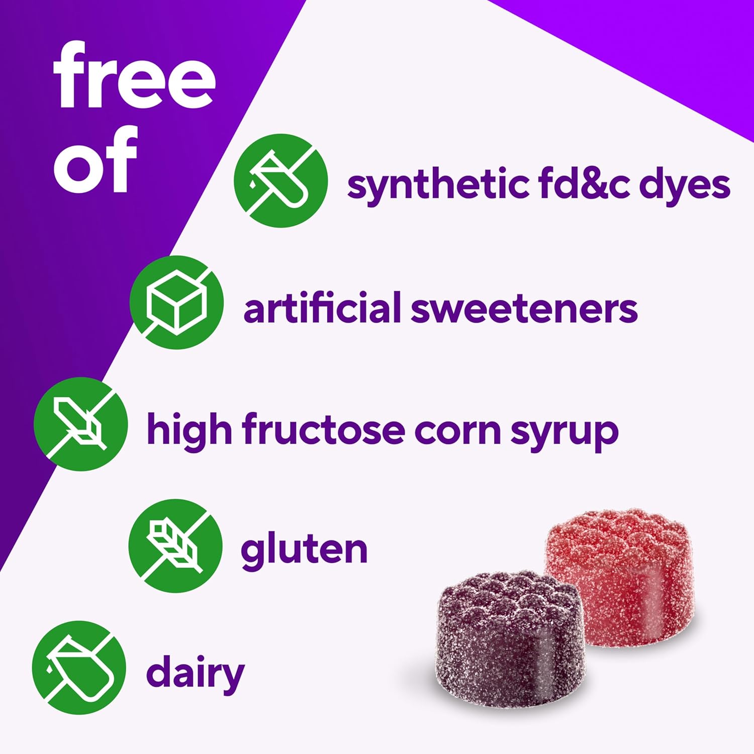 Vitafusion multivitaminai guminukai vyrams