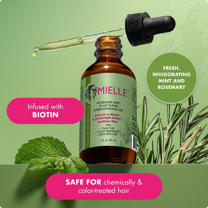 Mielle Organics plaukų ir galvos odos stiprinamasis aliejus, 59 ml