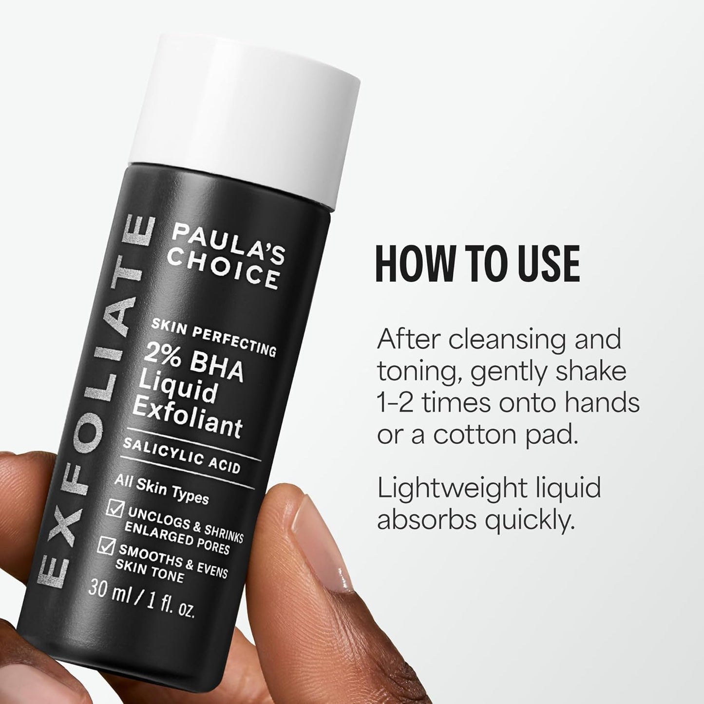 Paula's Choice SKIN PERFECTING 2% BHA skystas šveitiklis su salicilo rūgštimi