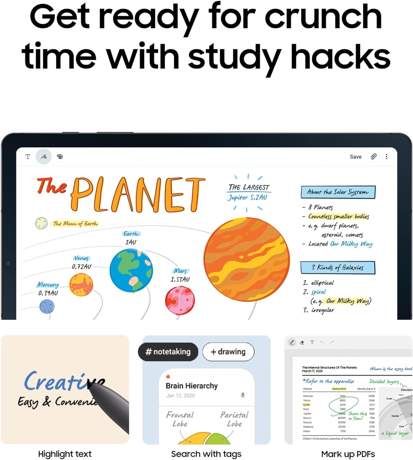Samsung Galaxy Tab S6 Lite (2024) 10.4" Android Student Tablet, S Pen for Note-Taking, Gaming Ready, Long Battery Life, Expandable Storage, US Version, Mint, Amazon Exclusive