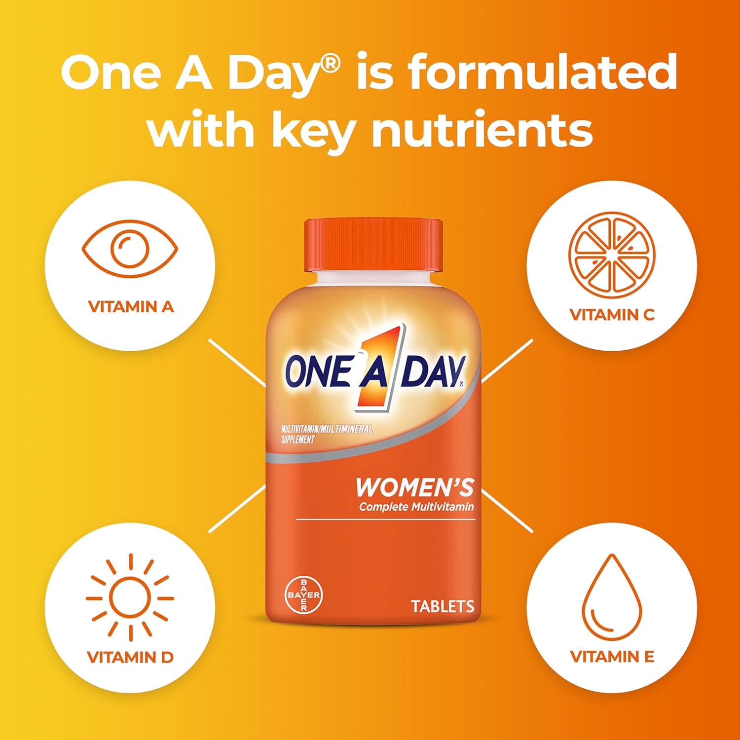 One a Day Women’s Multivitaminai Moterims