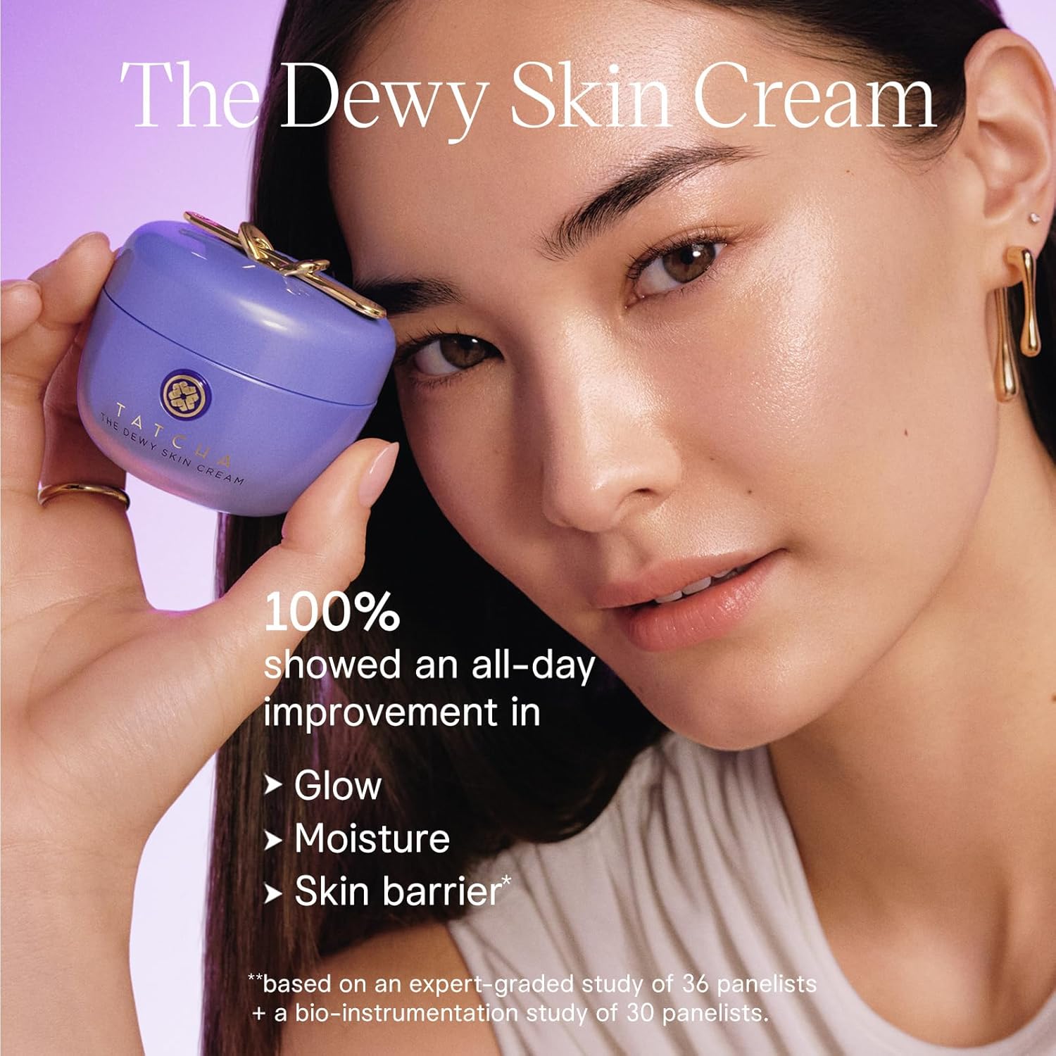 TATCHA The Dewy Skin Cream sodrus veido kremas sausai ir mišriai odai