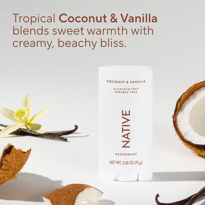 Native dezodorantas be aliuminio Coconut & Vanilla