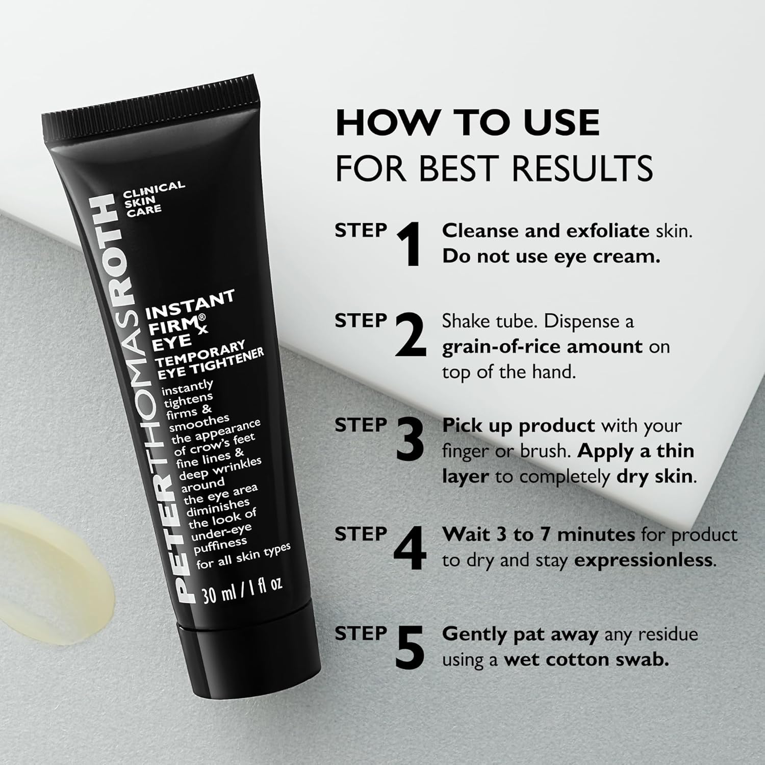 Peter Thomas Roth Instant FIRMx Temporary Eye Tightener paakių stangrinamasis kremas, 30 ml