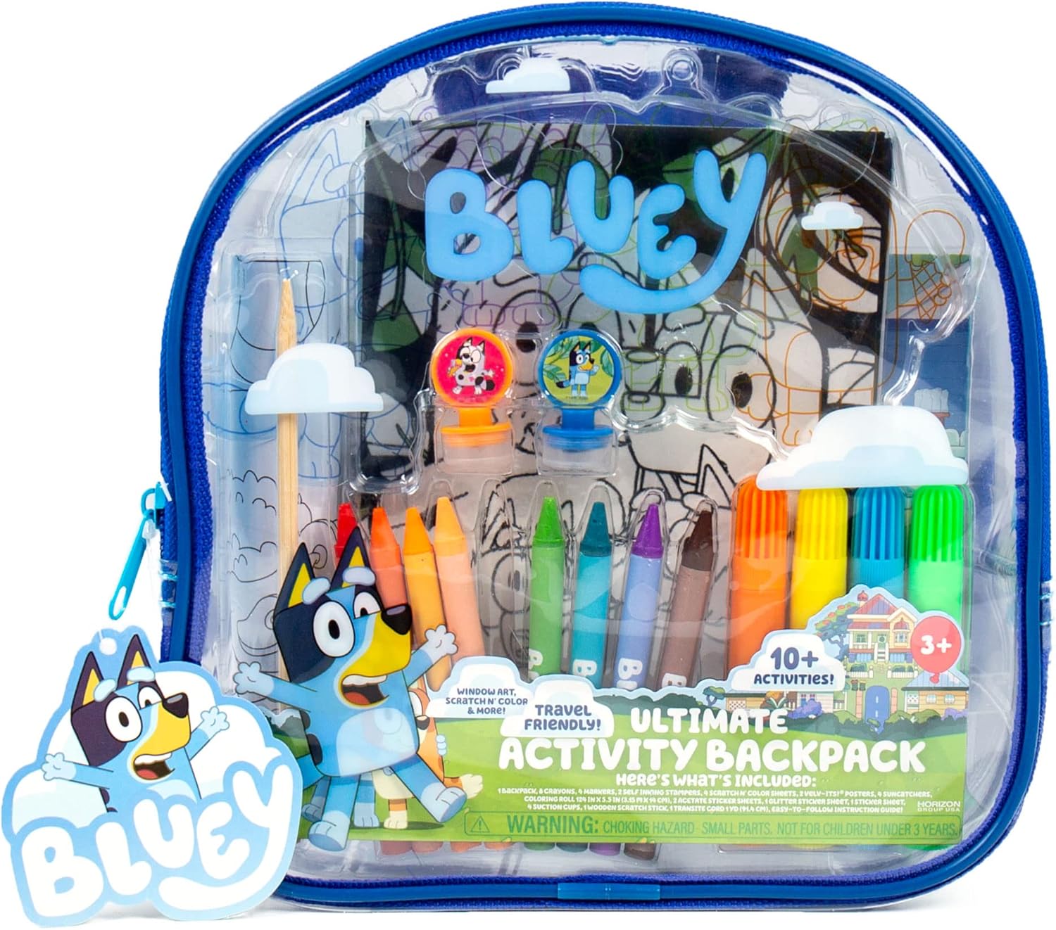 Horizon Group USA Ultimate Activity Backpack kūrybinis veiklų rinkinys kuprinėje