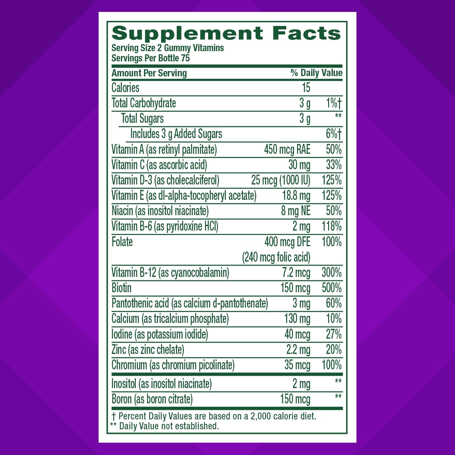 Vitafusion moterų multivitaminų guminukai, kasdieniai multivitaminai moterims, 120 guminukų