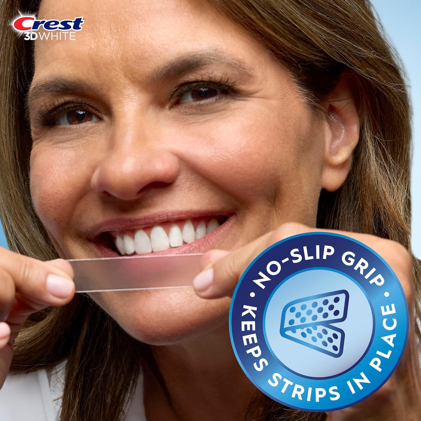 Crest 3D Whitestrips Sensitive White dantų balinimo rinkinys jautriems dantims, 18 procedūrų (36 balinimo juostelės)