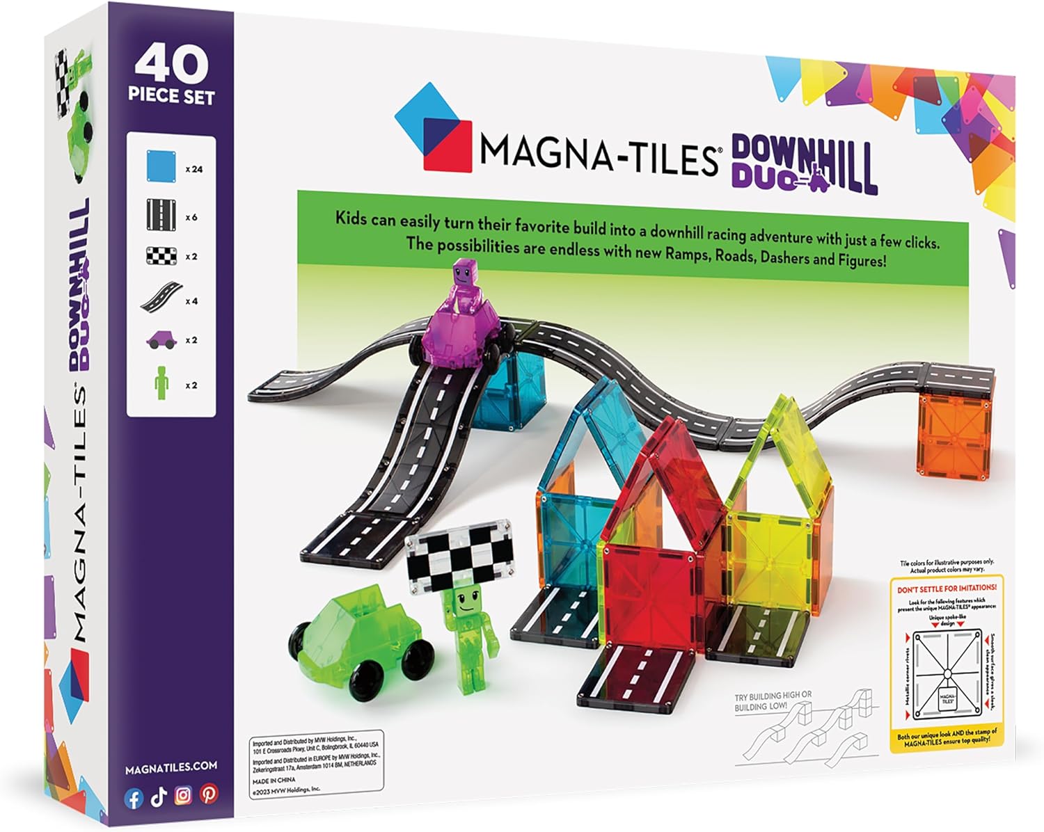 MAGNA-TILES Downhill Duo magnetinis konstruktorius