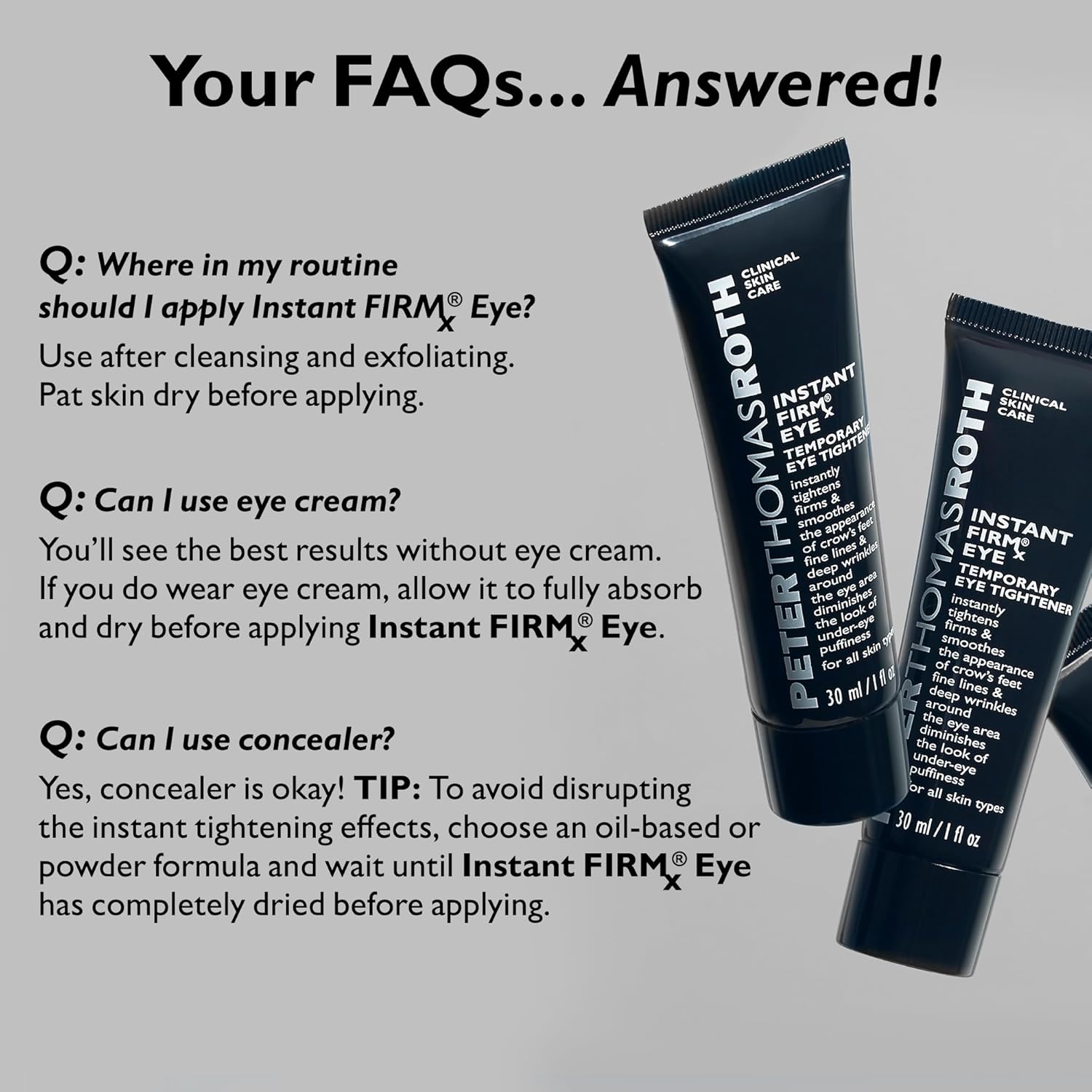 Peter Thomas Roth Instant FIRMx Temporary Eye Tightener paakių stangrinamasis kremas, 30 ml