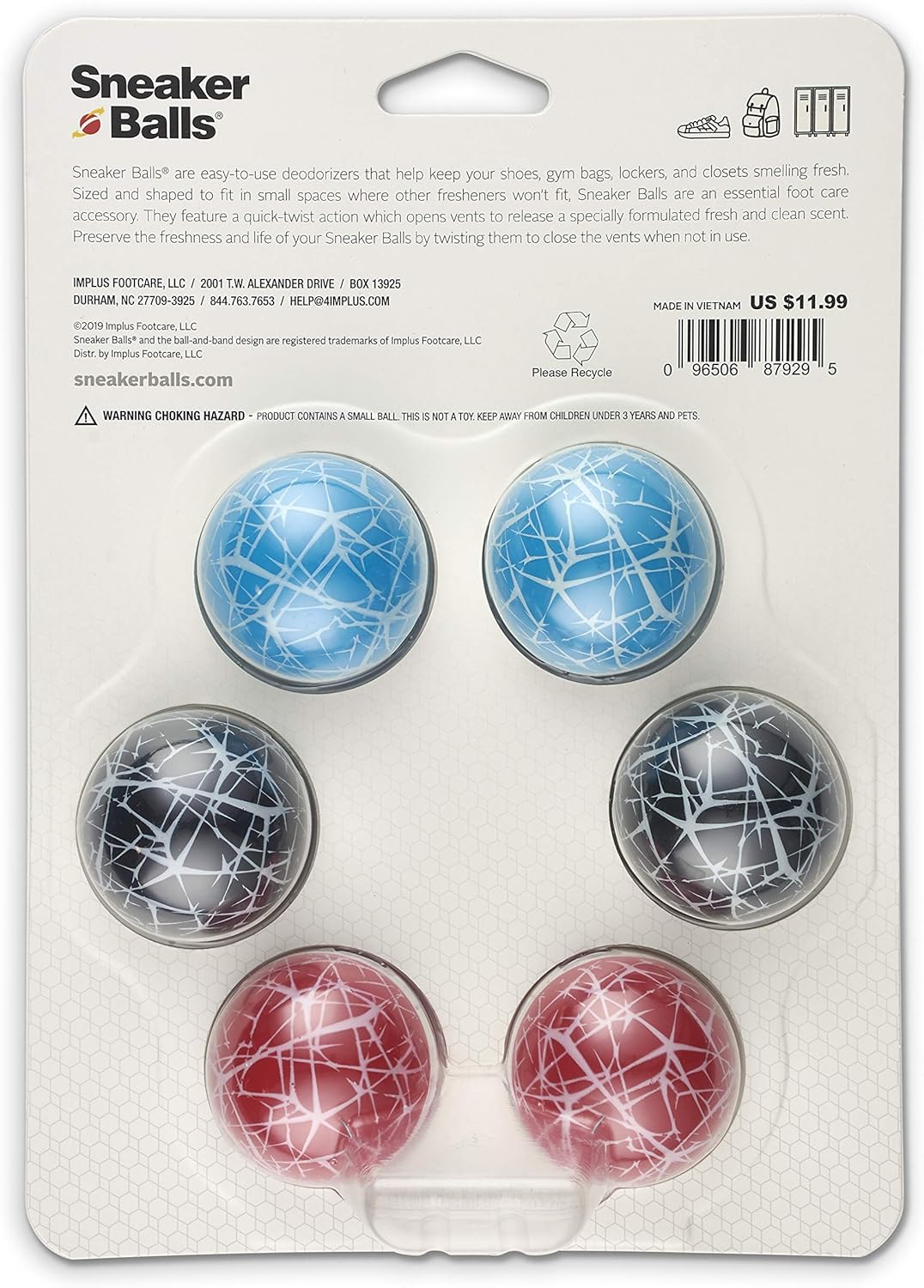 Sneaker Balls Odor- Sportbačių kamuoliukai gaivikliai