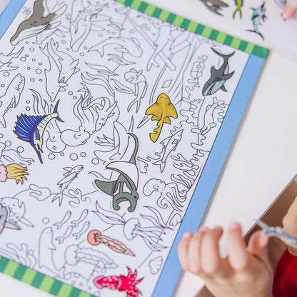 Melissa & Doug „Seek & Find“ lipdukų veiklų knyga