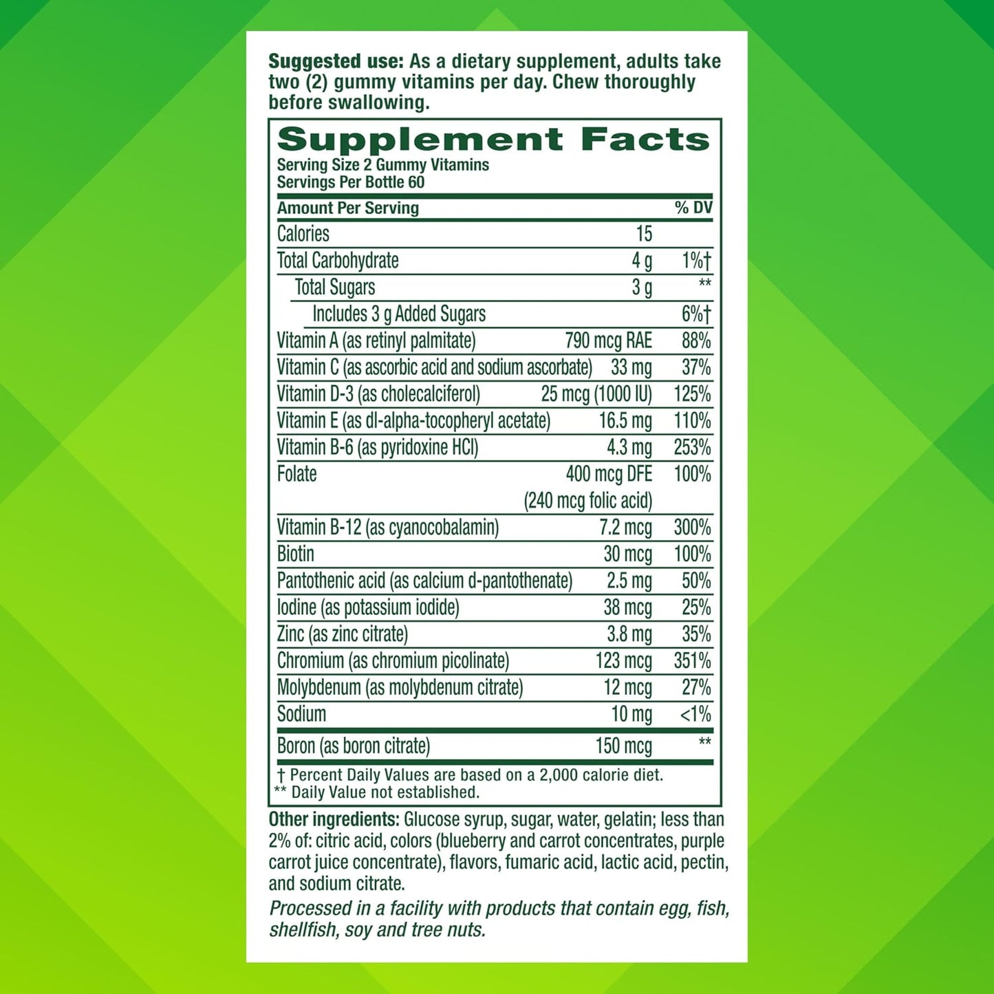 Vitafusion multivitaminai guminukai vyrams