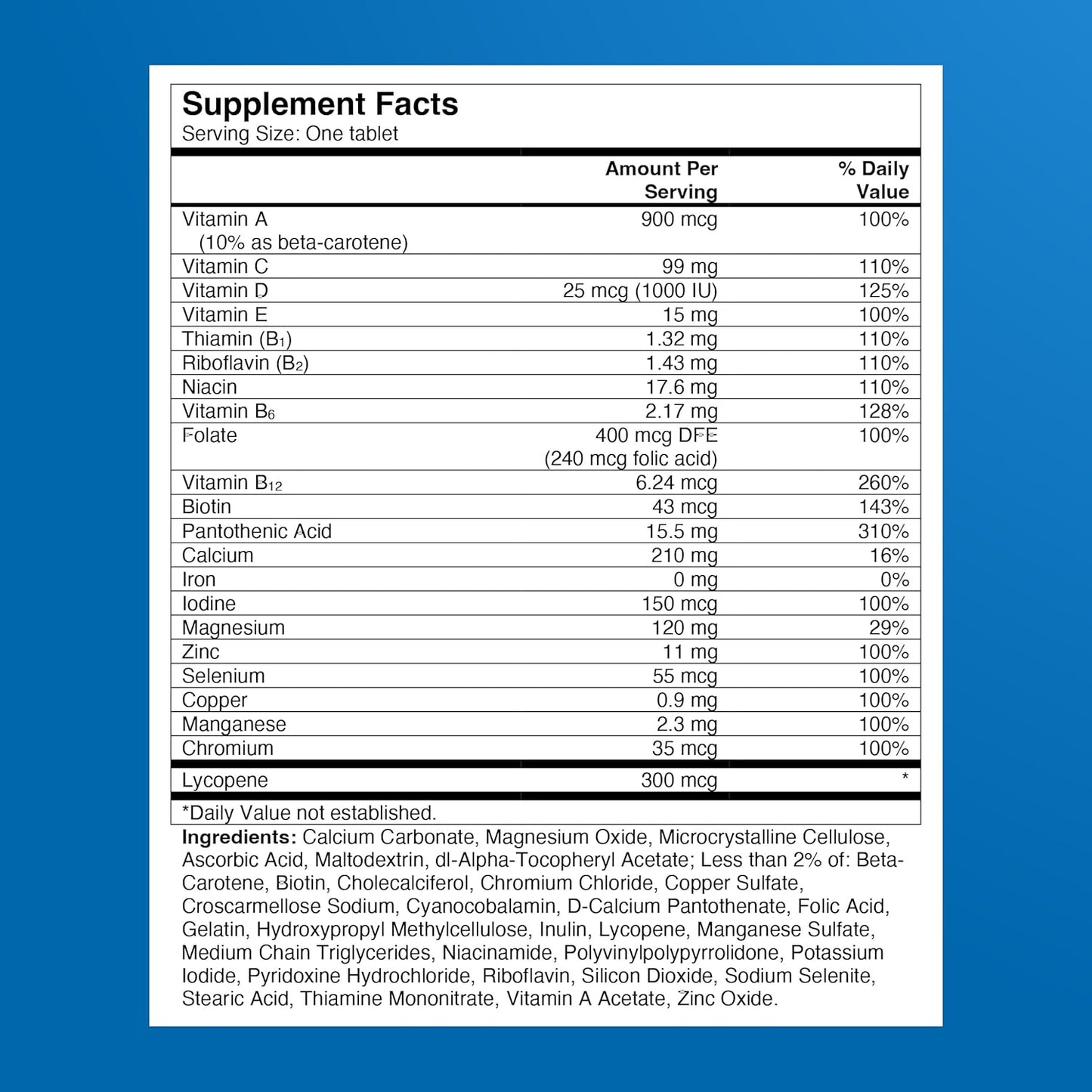 One a Day Multivitaminai vyrams
