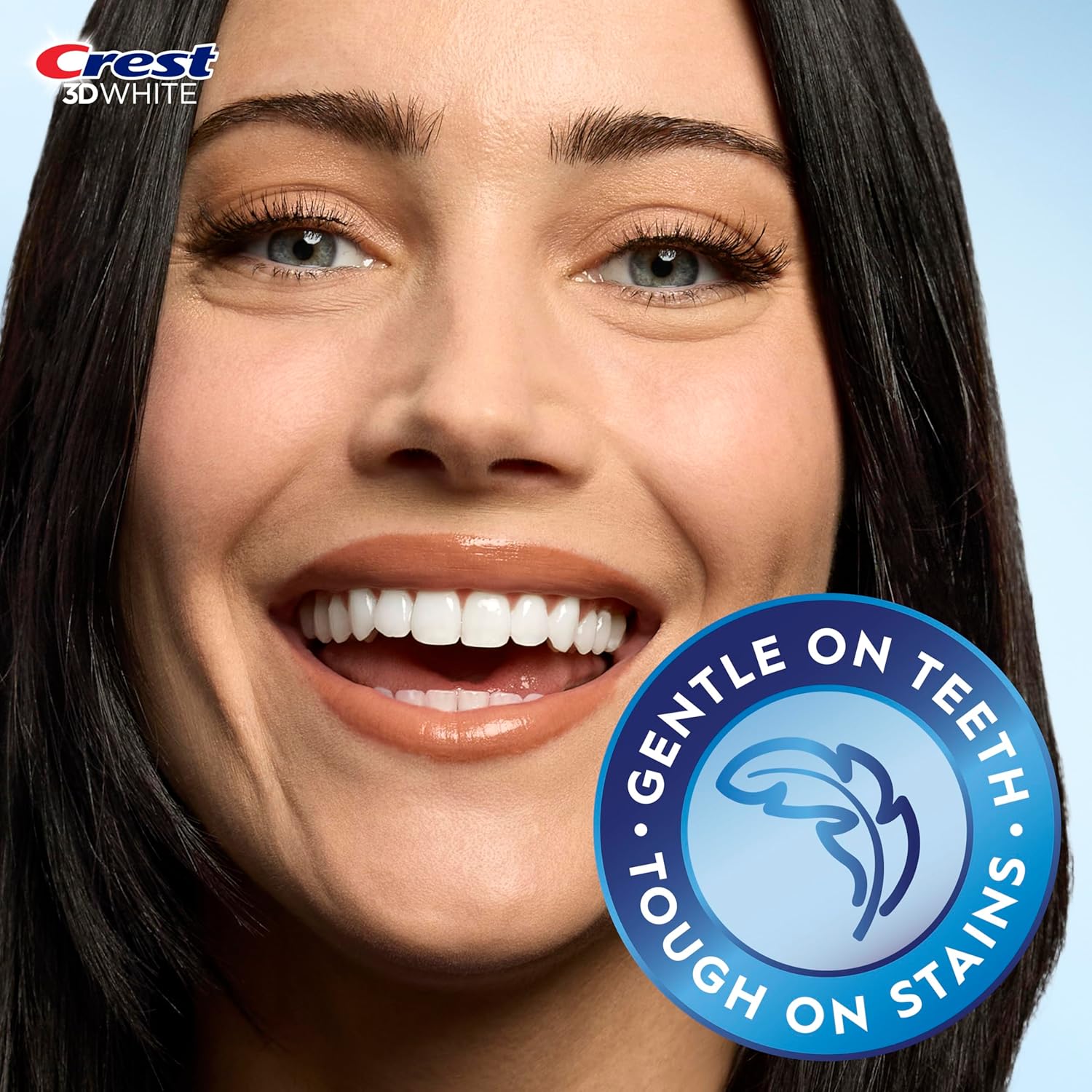 Crest 3D Whitestrips Sensitive White dantų balinimo rinkinys jautriems dantims, 18 procedūrų (36 balinimo juostelės)