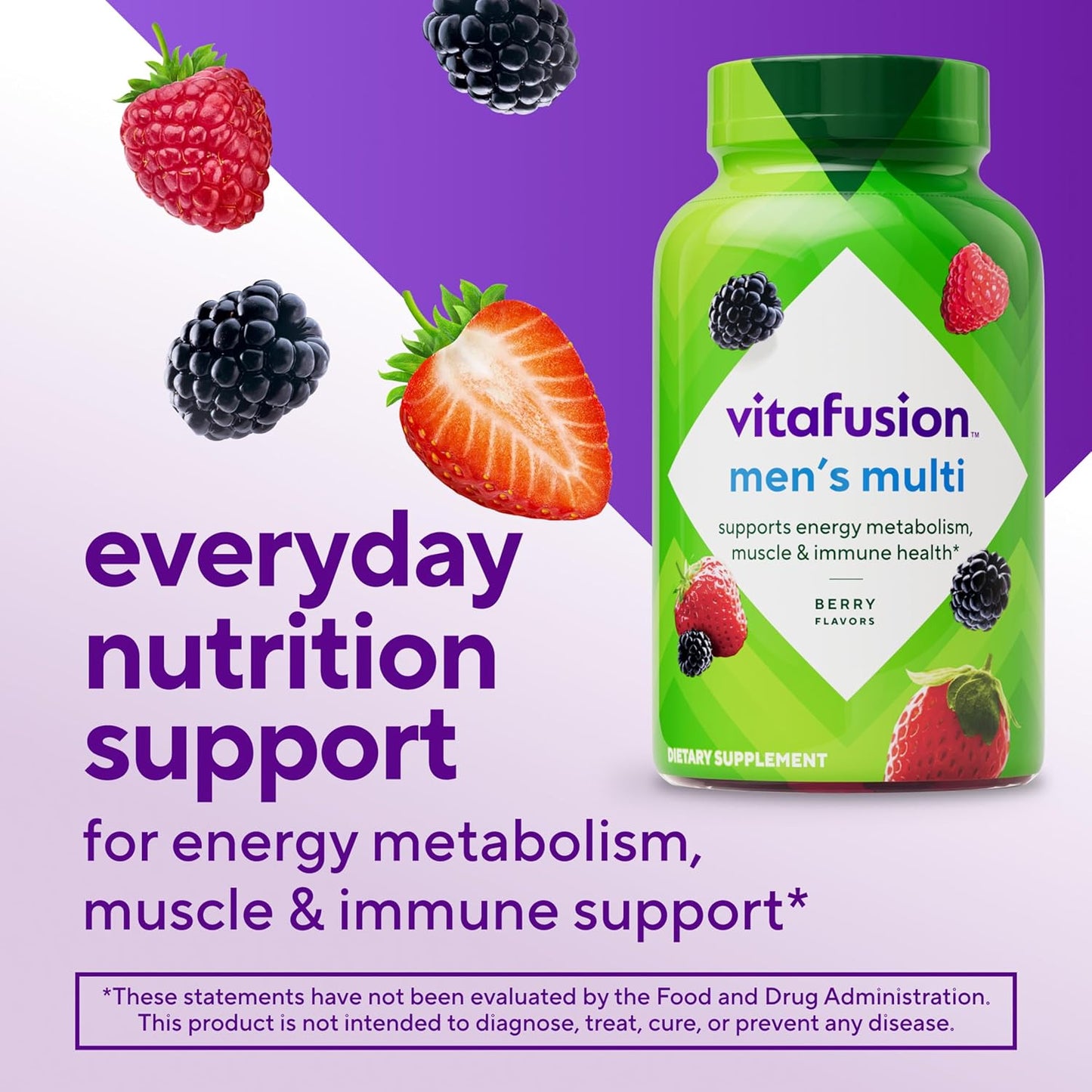 Vitafusion multivitaminai guminukai vyrams