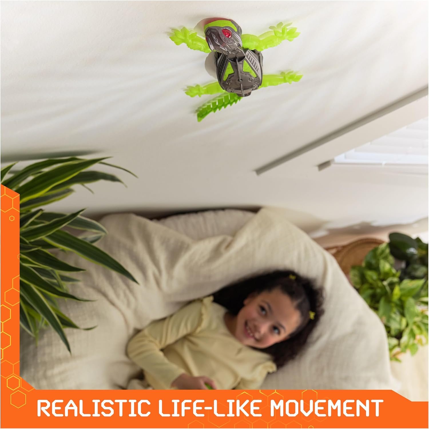 HEX BOTS - sieomis ropojantis driežas robotas GECO 